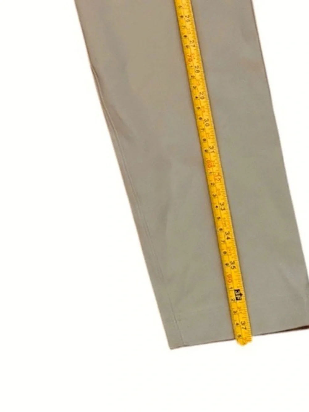 Lululemon Commission Slim Beige Pant Mens 28 Drop Warpstreme Chino LM5AQYS